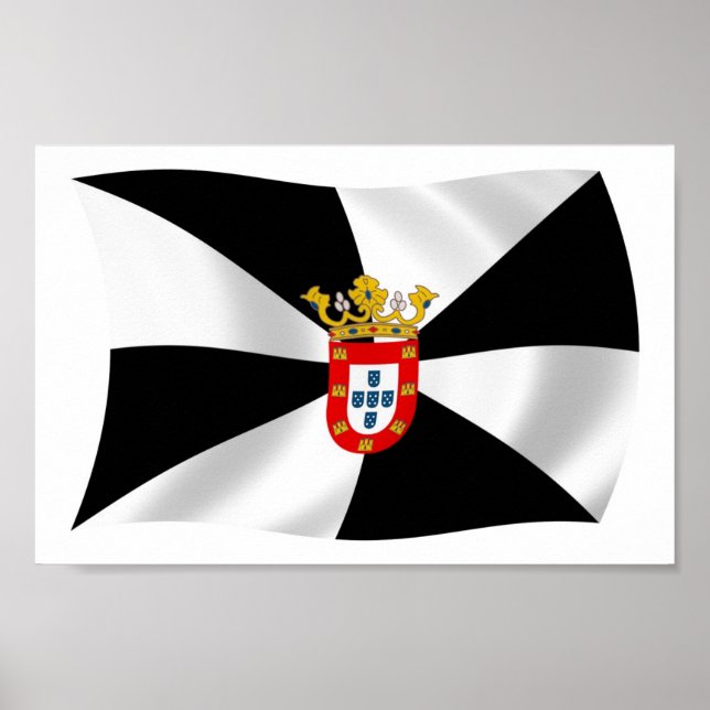 Ceuta Flag Poster Print (Front)