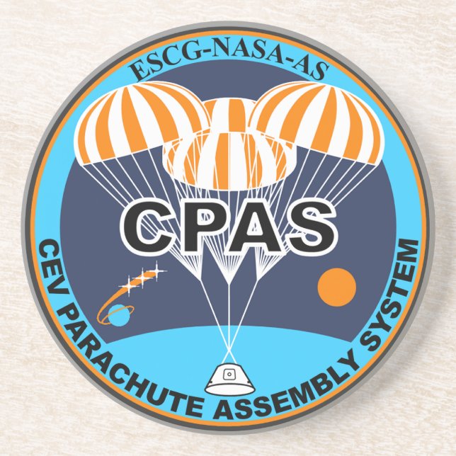 CEV Parachute Assembly System Coaster (Front)