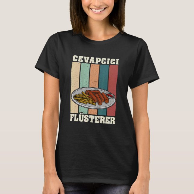 Cevapcici Kebab Balkan cuisine 28 T-Shirt (Front)