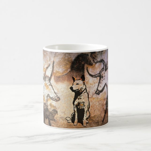 Cevaux Cave Cattle Dog Coffee Mug (Center)