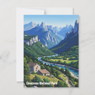 Cévennes National Park France Travel Postcard