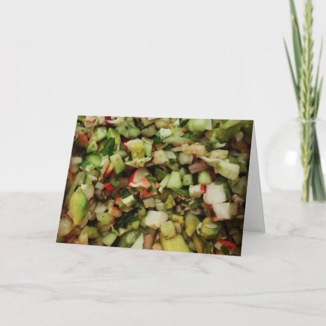 "Ceviche" Birthday Card (Front)