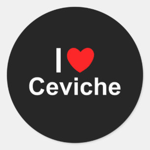 Ceviche Classic Round Sticker
