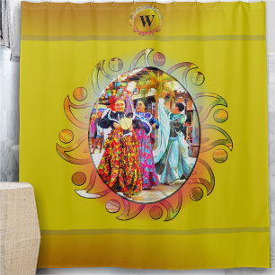 Ceviche Mexican Festival Dancers 2549 Shower Curtain