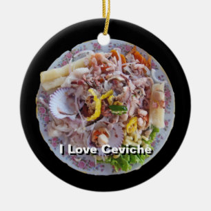 Ceviche - Pride of Peru Ceramic Tree Decoration