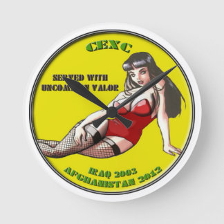 CEXC BAF Girl Clock