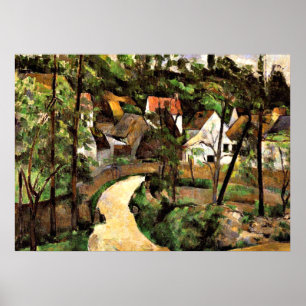 Cezanne - A Turn in the Road Poster