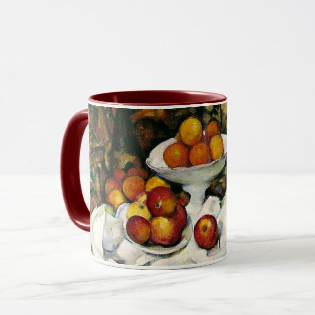 Cezanne - Apples and Oranges Mug (Front Left)