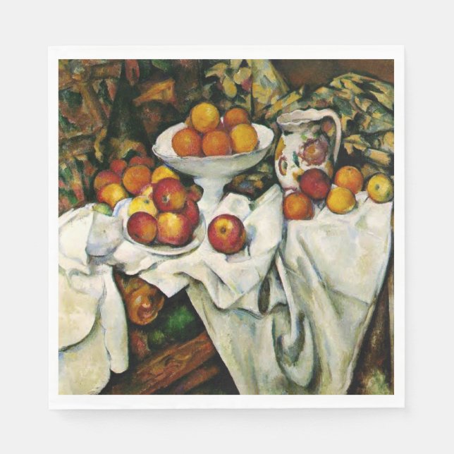 Cezanne - Apples and Oranges Napkin (Front)