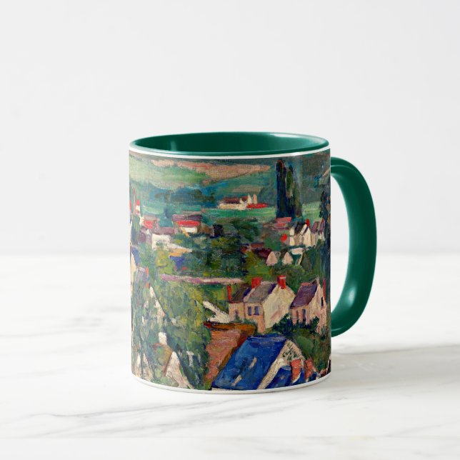 Cezanne - Auvers, Panoramic View, Mug (Front Right)