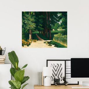 Cezanne Avenue at Jas de Bouffan Vintage Print
