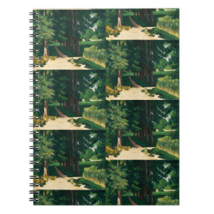 Cezanne Avenue at Jas de Bouffan Vintage Print Notebook