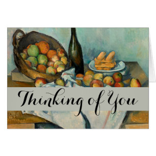 Cezanne Basket Apples Impressionism Art