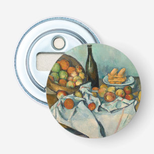Cezanne Basket Apples Impressionism Art Bottle Opener