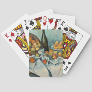 Cezanne Basket Apples Impressionism Art Playing Cards