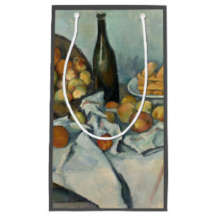 Cezanne Basket Apples Impressionism Art Small Gift Bag