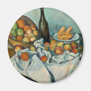 Cezanne Basket of Apples Impressionist Painting Magnet