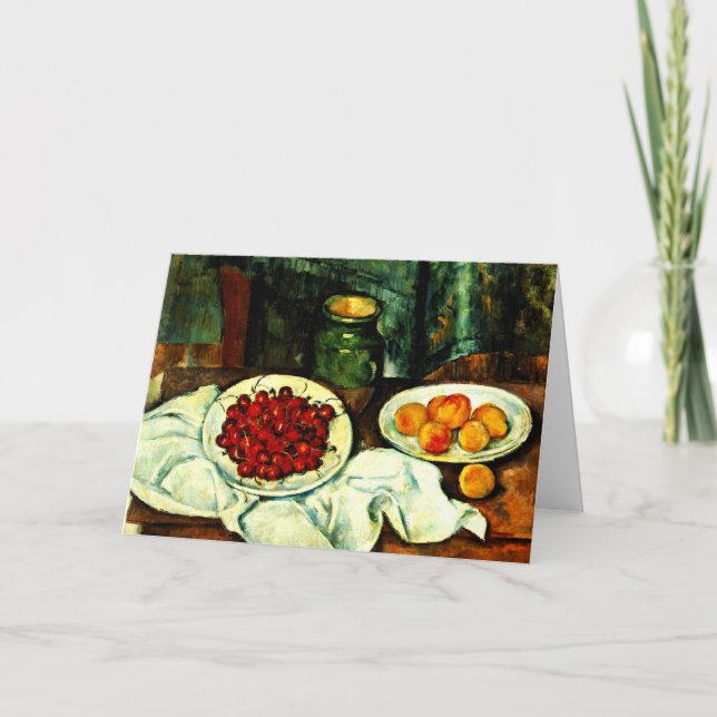 Cezanne - Cherries Card (Front)