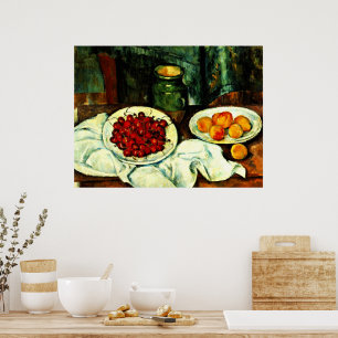 Cezanne - Cherries Poster
