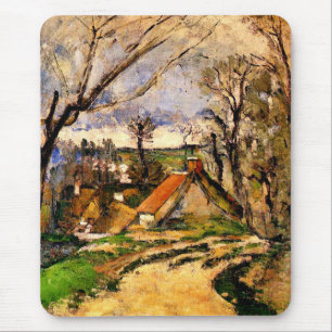 Cezanne - Cottages of Auvers Mouse Pad