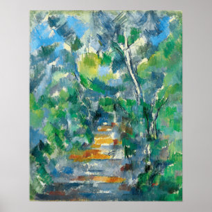 Cézanne - Forest Path From Mas Jolie To Chateau Poster