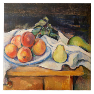 Cezanne - Fruit on a Table Ceramic Tile