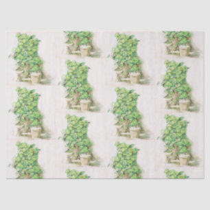 Cezanne Geraniums Vintage Botanical Art Print Tissue Paper