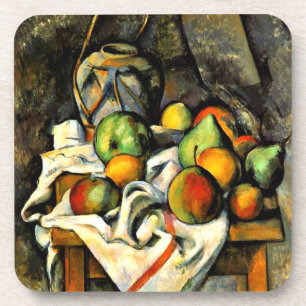 Cezanne - Ginger Jar and Fruit Coaster