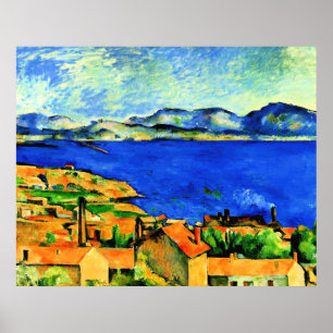 Cezanne - Gulf of Marseille, Poster