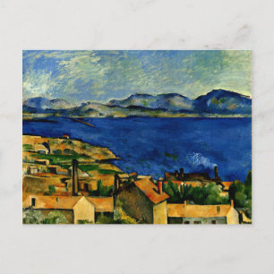 Cezanne - Gulf of Marseille seen from L'Estaque Postcard