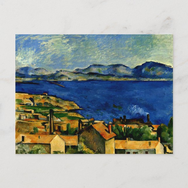 Cezanne - Gulf of Marseille seen from L'Estaque Postcard (Front)