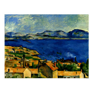 Cezanne - Gulf of Marseille seen from L'Estaque Postcard