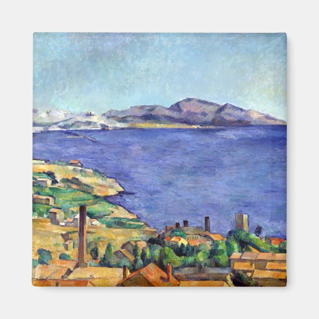 Cezanne Gulf of Marseilles Seen from L'Estaque Magnet (Front)