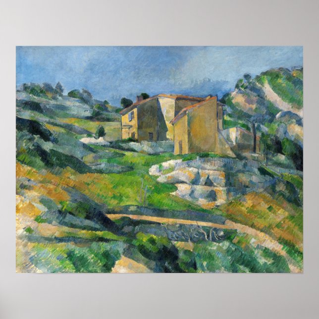 Cézanne - Houses In Provence Poster (Front)