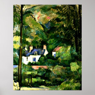 Cezanne - Houses in the Greenery-1881 Poster