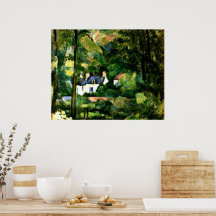 Cezanne - Houses in the Greenery-1881 Poster