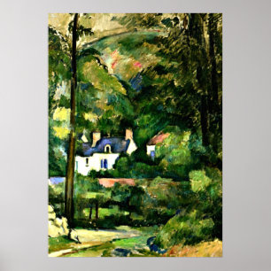 Cezanne - Houses in the Greenery-1881 Poster