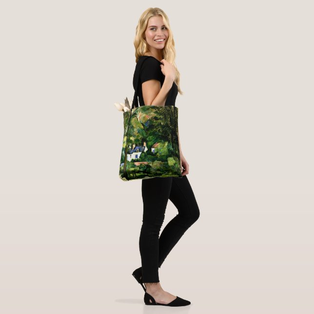 Cezanne - Houses in the Greenery Tote Bag (On Model)