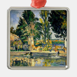 Cezanne - Jas de Bouffan, 1876, famous painting, Metal Ornament