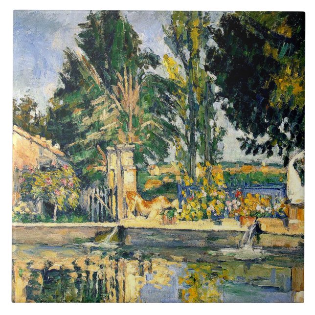 Cezanne - Jas de Bouffan, Ceramic Tile (Front)