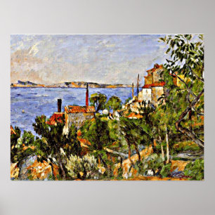 Cezanne - Landscape, Study after Nature, Poster