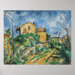 Cézanne - Maison Maria With A View Of Chateau Noir Poster