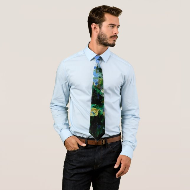 Cezanne - Mont Sainte-Victoire seen from Les Lauve Tie (In Situ)