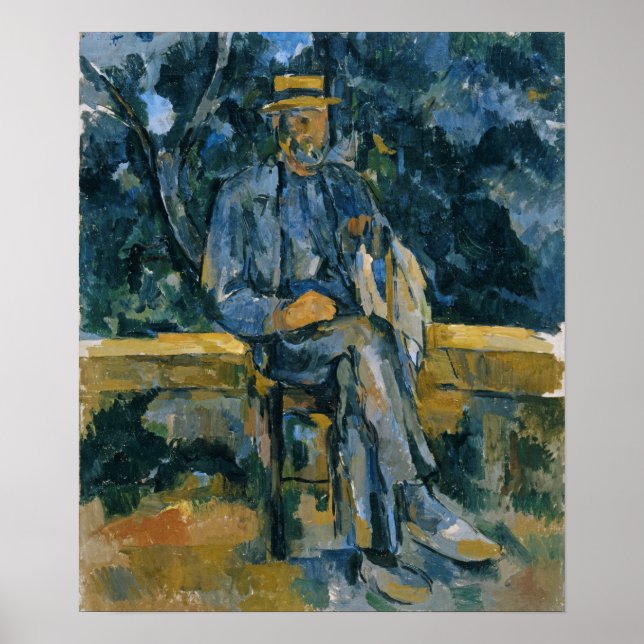 Cézanne - Portrait of Peasant Poster (Front)