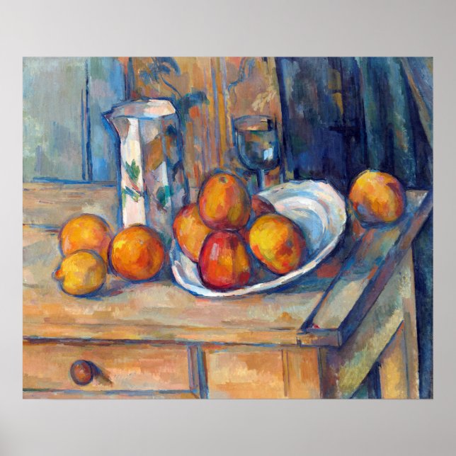 Cezanne Post Impressionism Paul Cezanne Still Life Poster (Front)