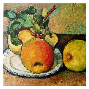 Cezanne - Still Life with Apples and Pears, Ceramic Tile