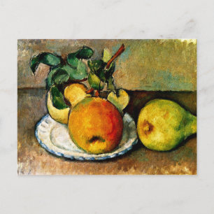 Cezanne - Still Life with Apples and Pears Postcard