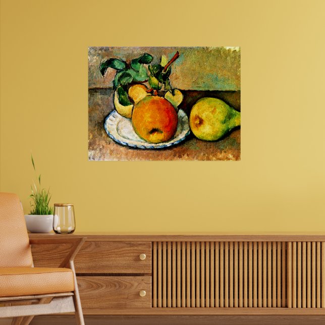 Cezanne - Still Life with Apples and Pears Poster (Living Room 2)