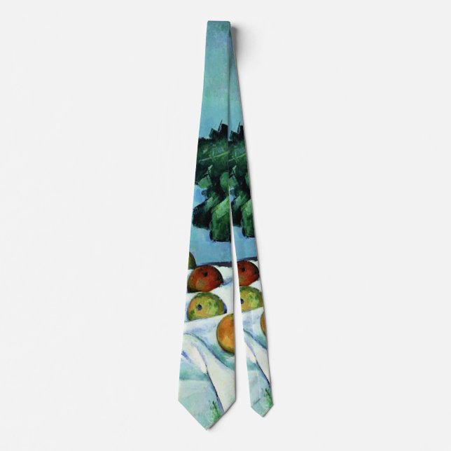 Cezanne - Still Life with Apples and Primroses Tie (Front)