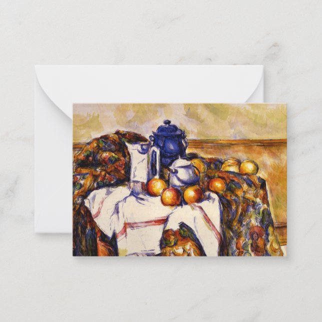 Cezanne - Still Life with Blue Pot Card (Front)